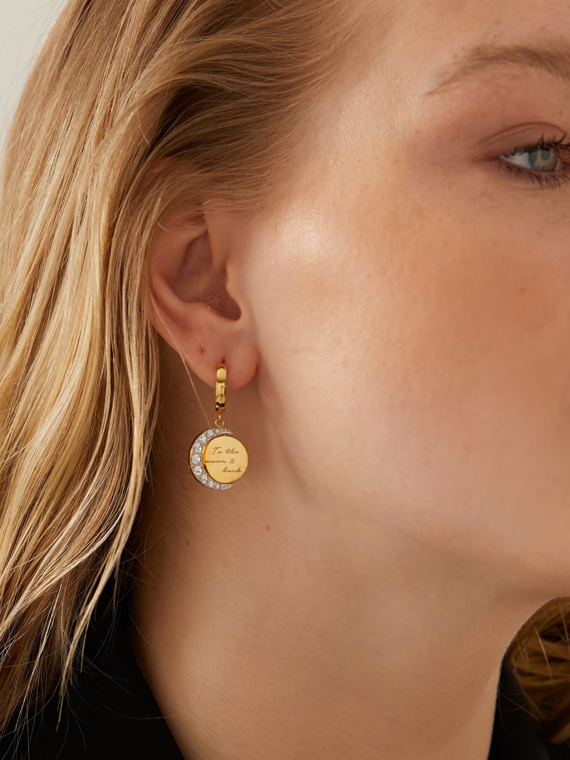 Guess boucles d'oreilles moon phases