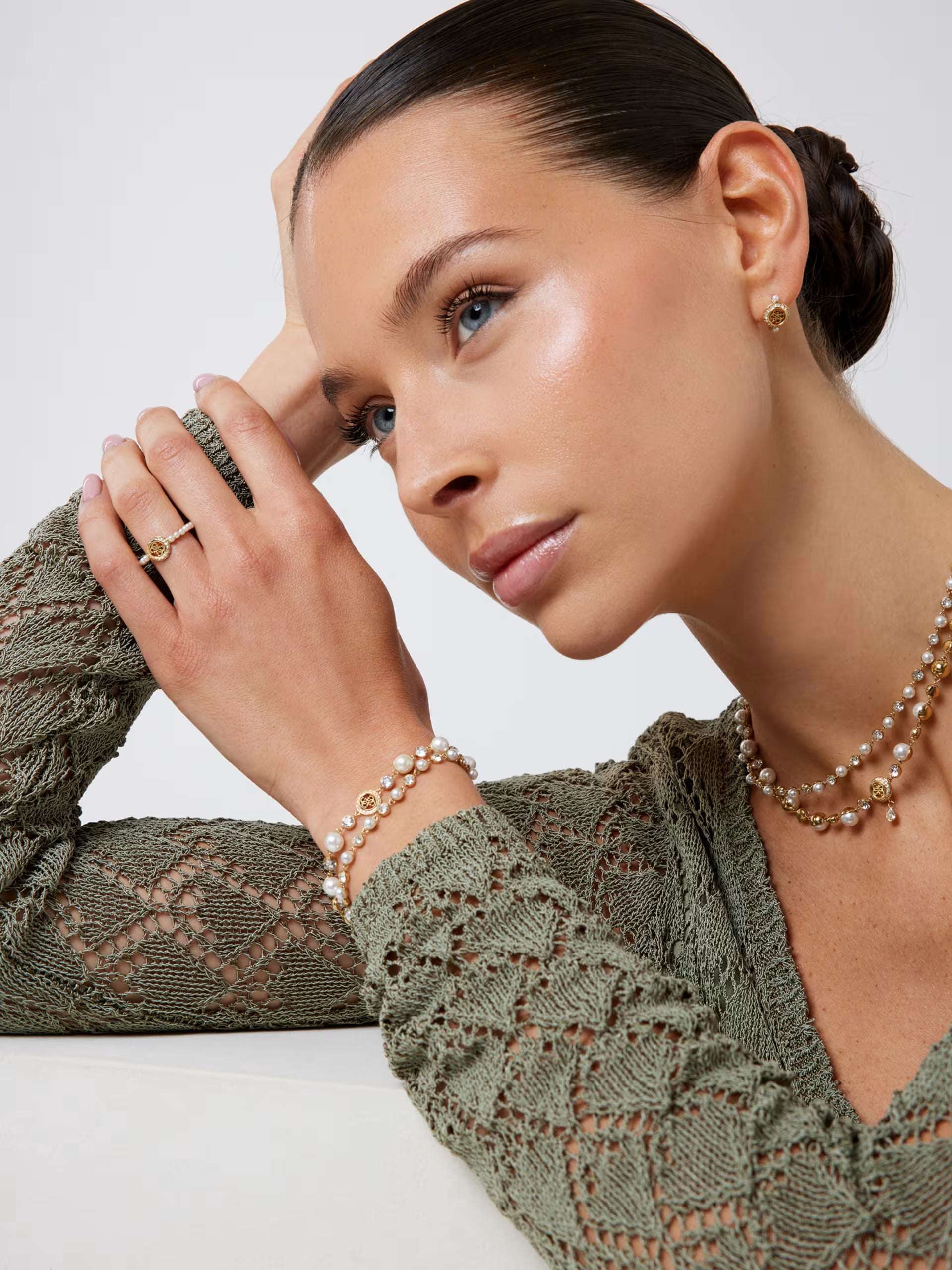 Guess bague Tiny Pearly