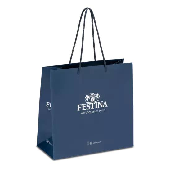 MONTRE FESTINA BLEU, BRACELET ACIER INOXYDABLE, HOMME